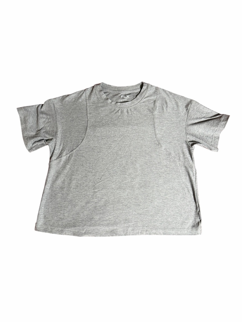 FLX Heather Gray Short Sleeve Tee S